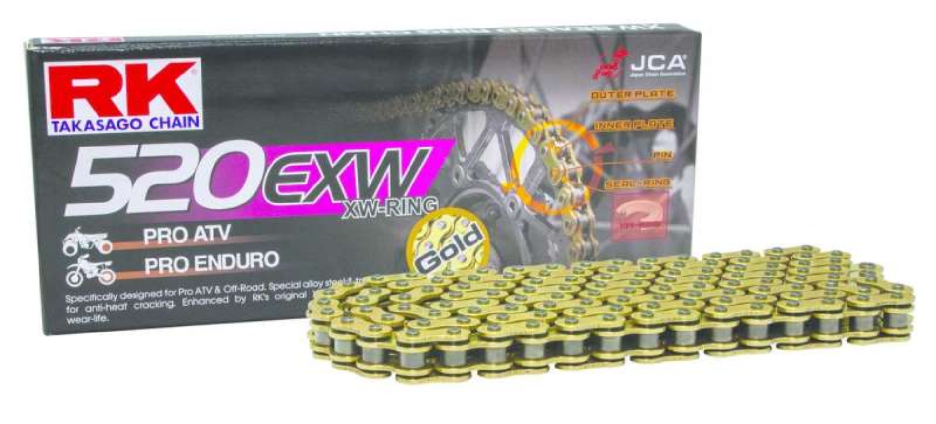 Picture of RK Chain RKC Sealed Ring Chain - GB520EXW-120