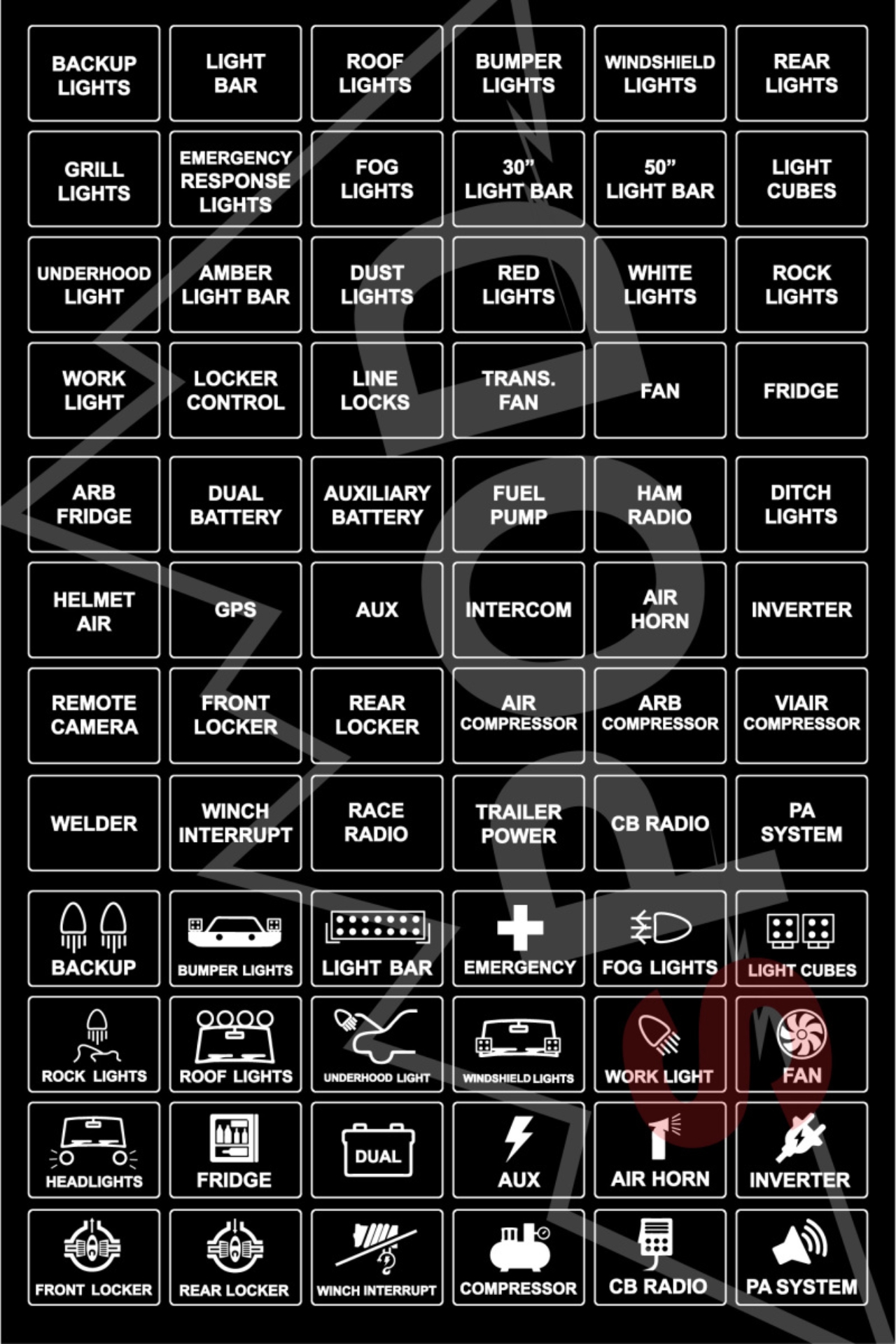 Picture of SPOD SPO Legends Switch Panels - 860115