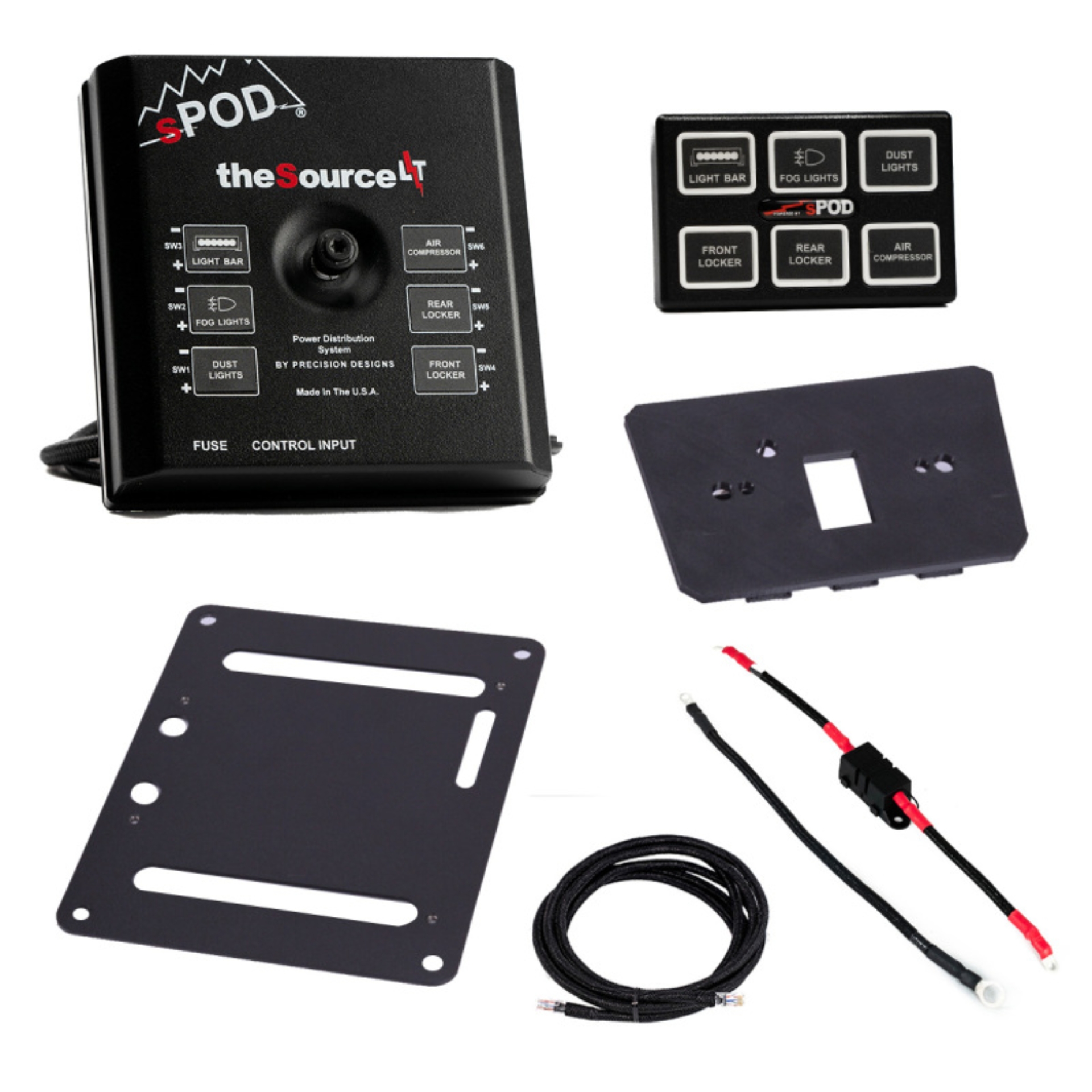 Picture of SPOD SPO Offroad Console Kit Switch Panels - 870139