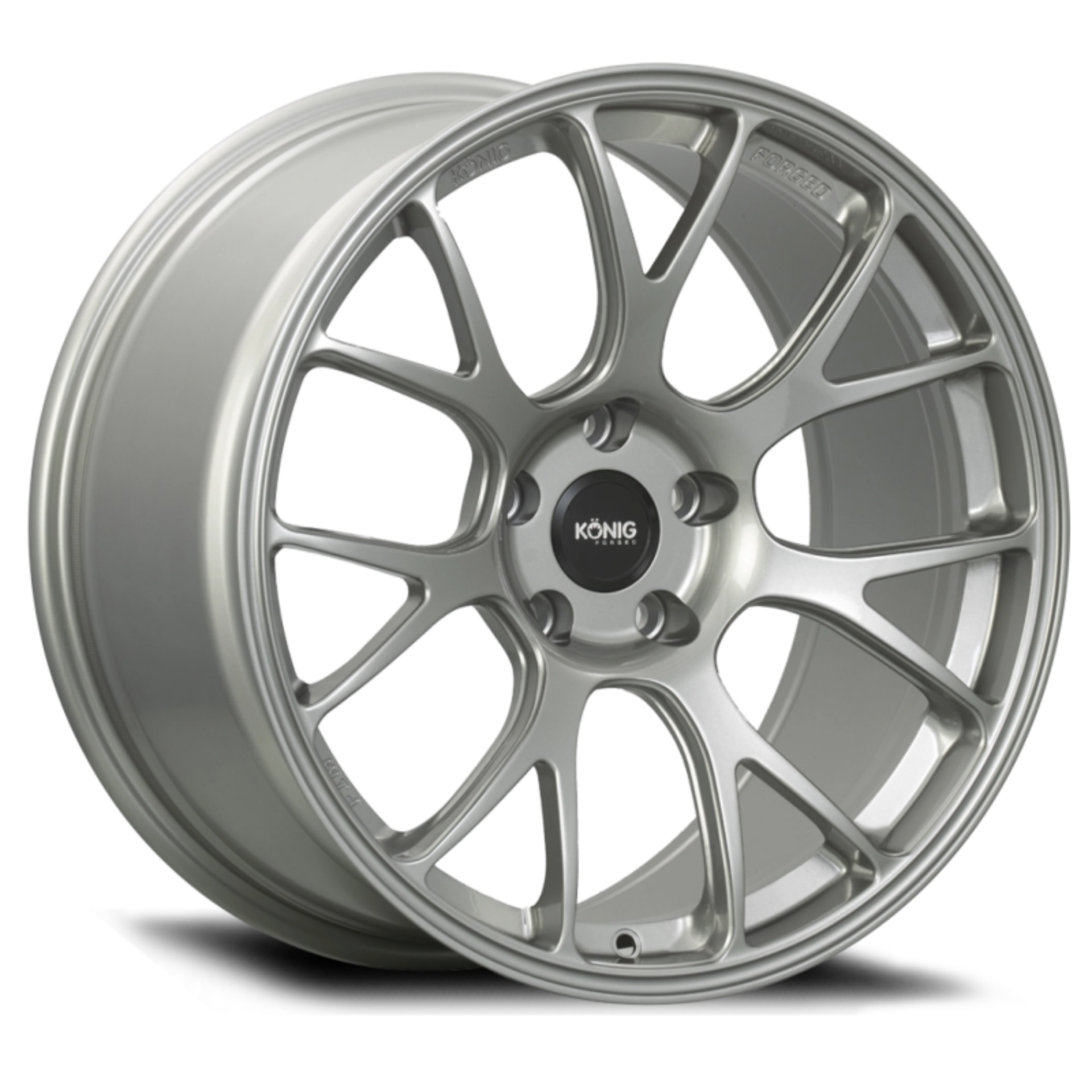 Picture of Konig Forged F1M 19X11 5X120 ET44 Ash Silver Knurled Bead
