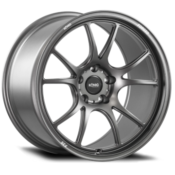 Picture of Konig Forged F3S 17X9 5X100 ET42 Satin Charcoal Knurled Bead