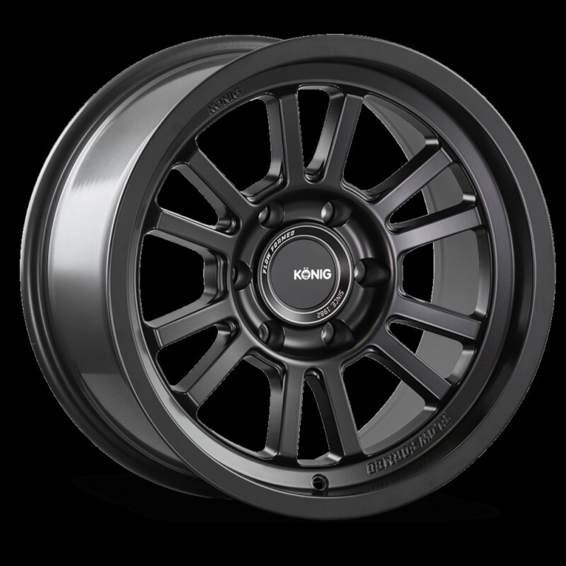 Picture of Konig HT1 17X9 5X127 ET-12 Matte Black