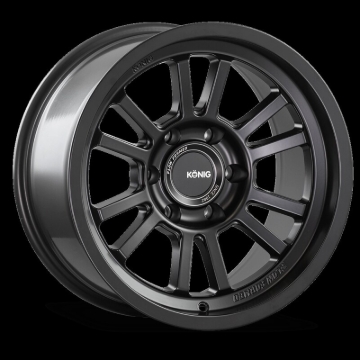 Picture of Konig HT1 17X9 5X127 ET-12 Matte Black