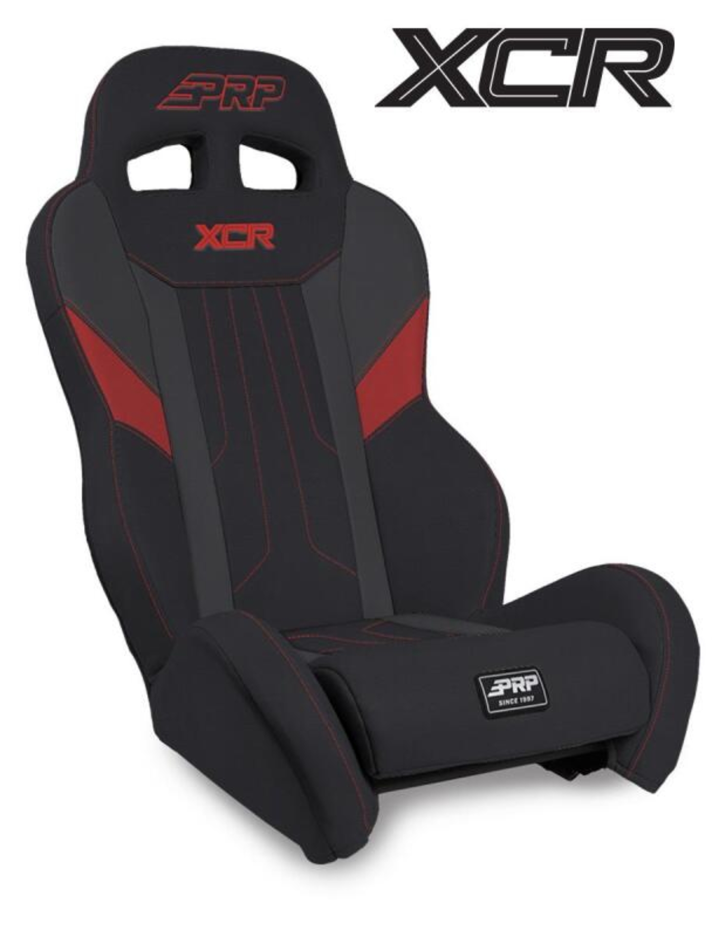 Picture of PRP Polaris RZR XCR Suspension Seat Black & Red