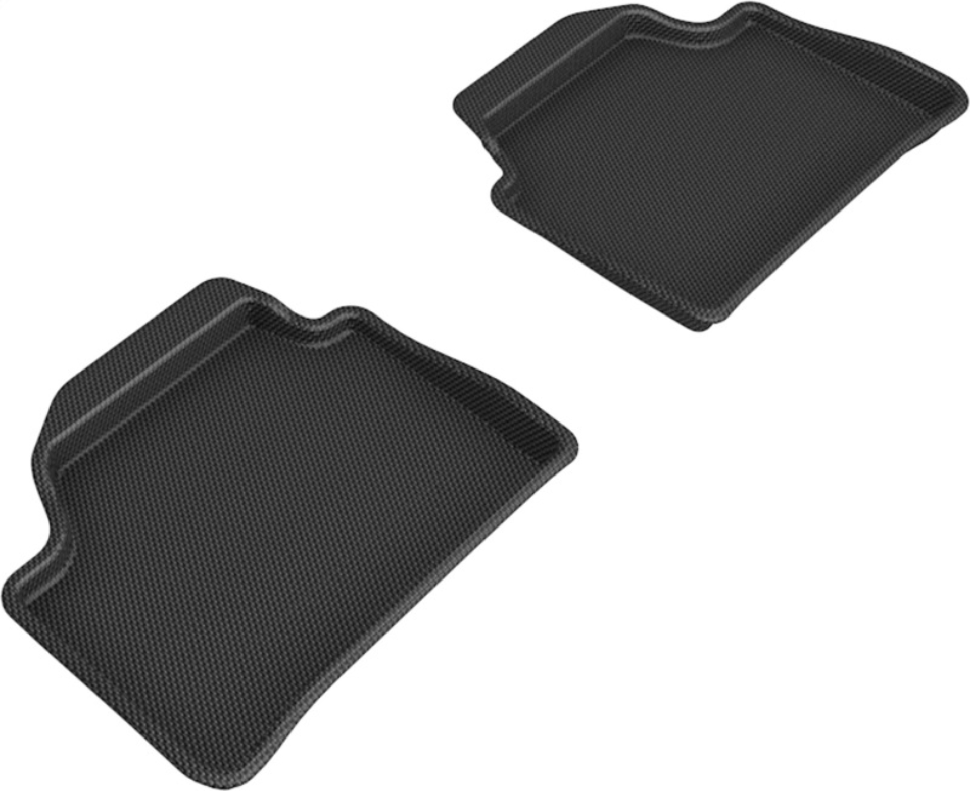 Picture of 3D MAXpider 12-19 BMW 1 Series Kagu Rear Floor Mat- Black