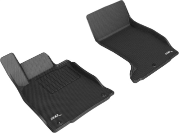 Picture of 3D MAXpider 2019-2023 Genesis G70 AWD Kagu 1st Row Floormat - Black