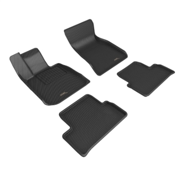 Picture of 3D MAXpider 22-23 BMW i4 (G2 6) R1 R2 Floor Mat - Kagu Black
