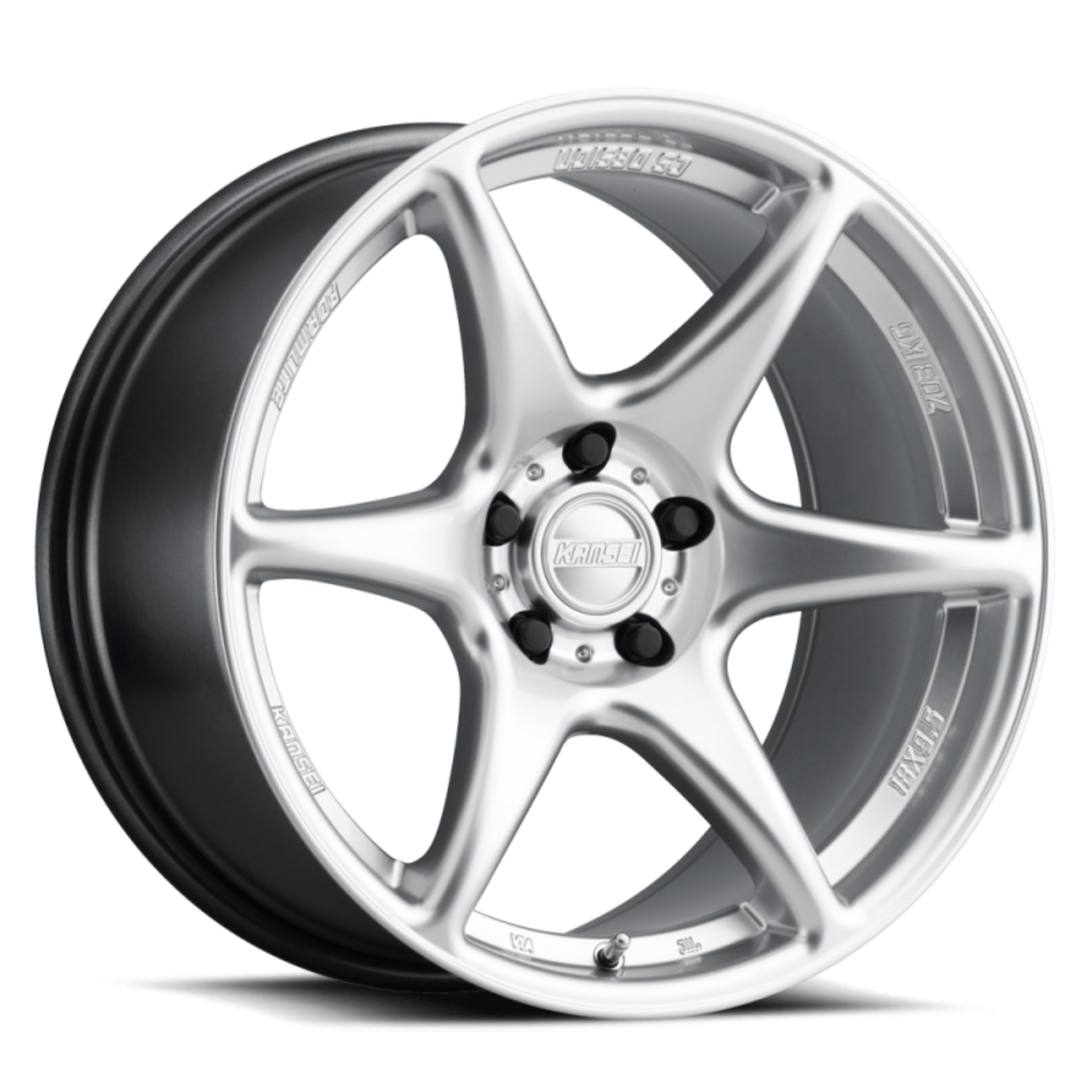 Picture of Kansei K11S Tandem 18x9in / 5x100 BP / 35mm Offset / 73.1mm Bore - Hyper Silver Wheel