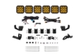 Picture of Diode Dynamics Prinsu/Sherpa Roof Racks- SS5 6-Pod CrossLink Mounting Kit - Pro Yellow Driving