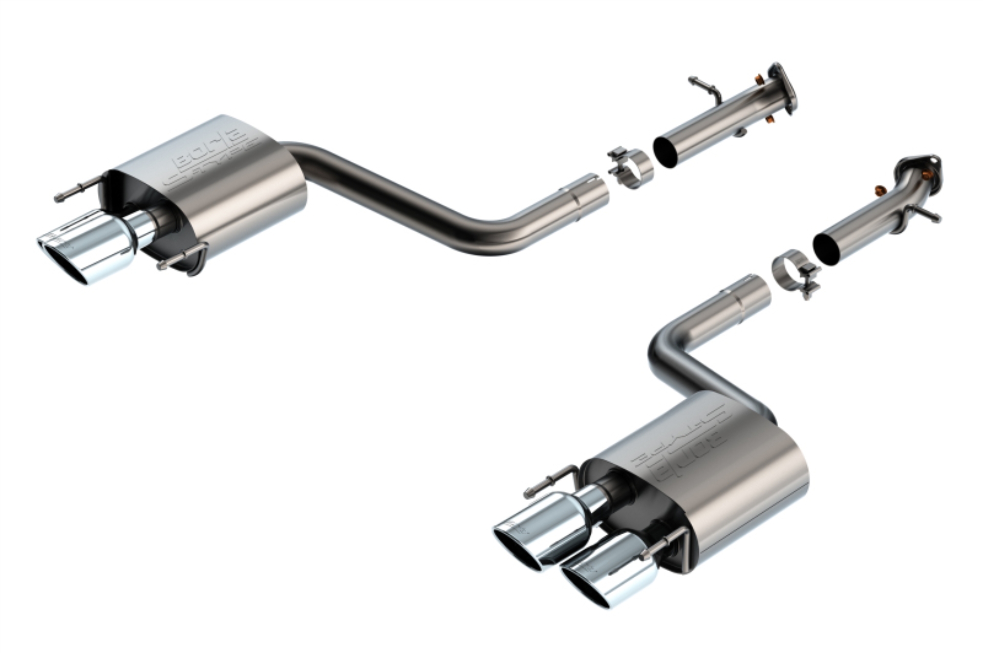 Picture of Borla 15-24 Lexus RC F Axle-Back Exhaust System S-Type