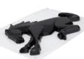 Picture of Ford Racing Bronco Rear Emblem - Matte Black