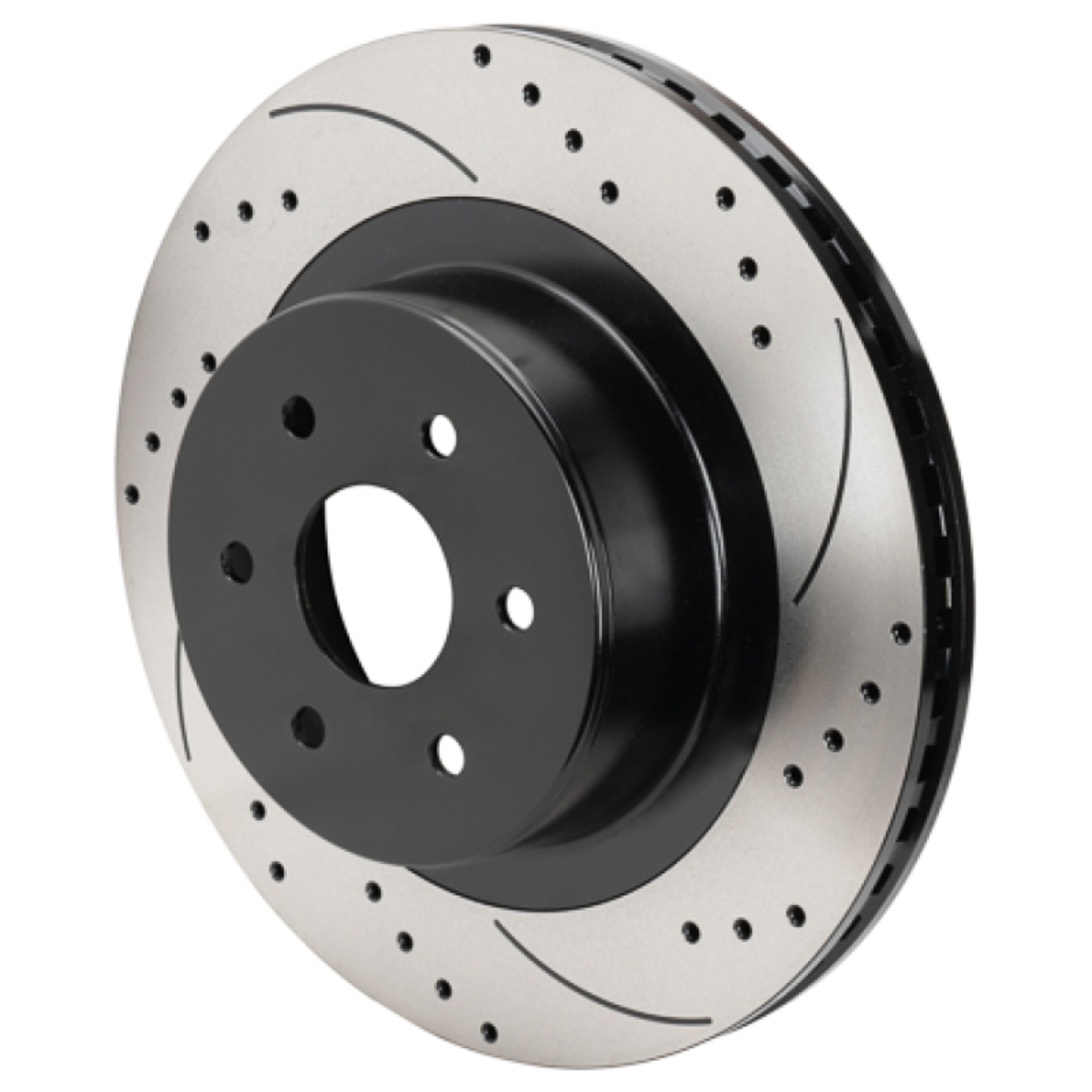 Picture of Wilwood 6x5.5 SRP Drilled Performance Rear Rotor & Hat R/H - Black