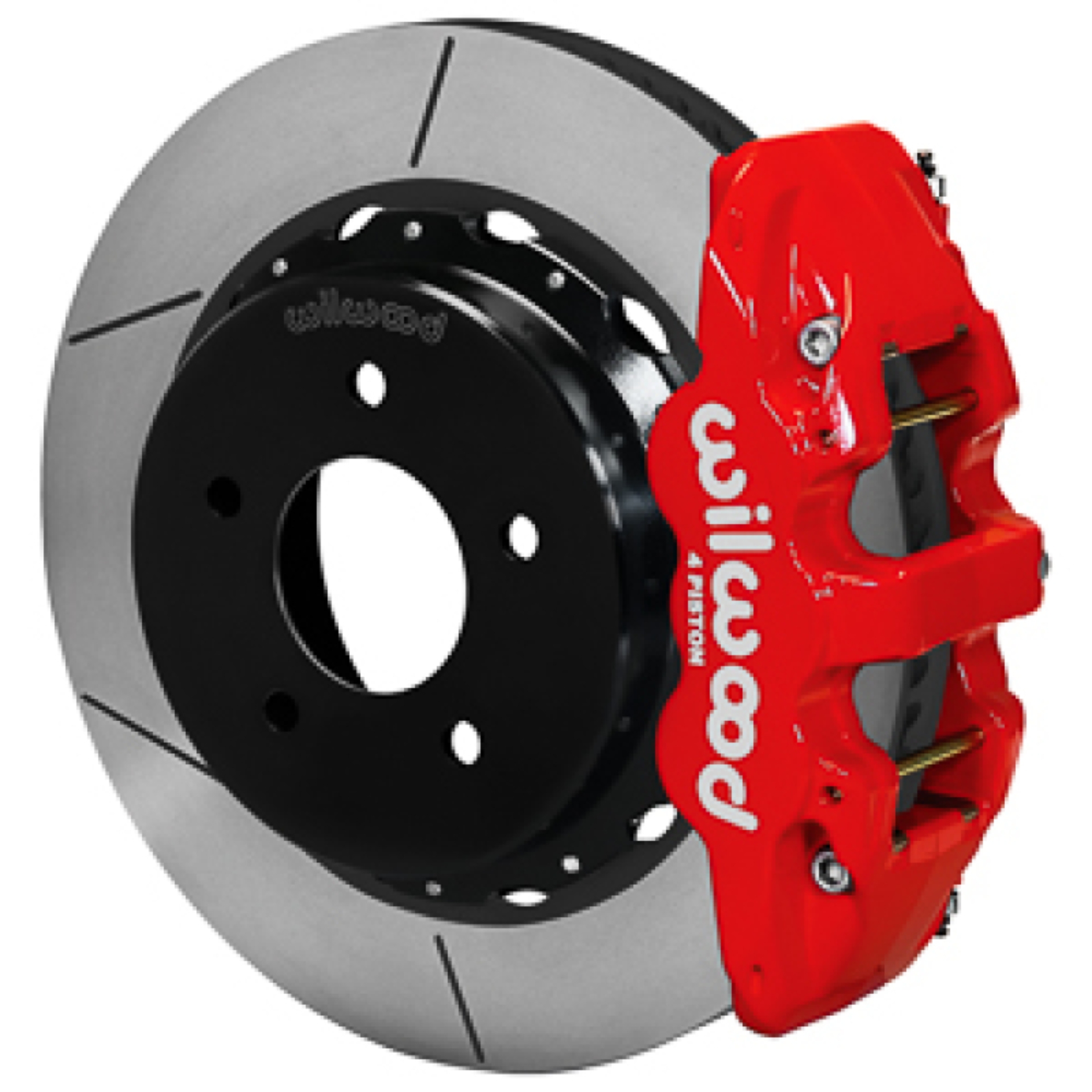 Picture of Wilwood 88-98 GM C1500 Aero4 Rear Brake Kit 14in Rotor - Red