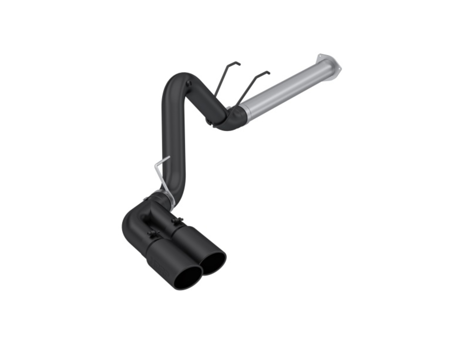 Picture of MBRP 17-24 Ford F250/350/450 6.4 L Filter Back Single Side Dual Exit Exhaust System BLK.
