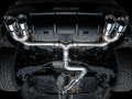 Picture of AWE Tuning MK8 Volkswagen Golf R 3in Track Edition Quad Exhaust - Chrome Silver Tips