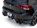 Picture of AWE Tuning MK8 Volkswagen Golf R 3in Touring Edition Quad Exhaust - Diamond Black Tips