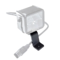 Picture of Go Rhino 19-24 Ram 1500 (4 Door) XE Hood Hinge Cube Light Mount - Textured Black