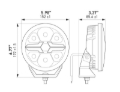 Picture of Hella Blade 6in LED Driving Lamp - (Set of 2)