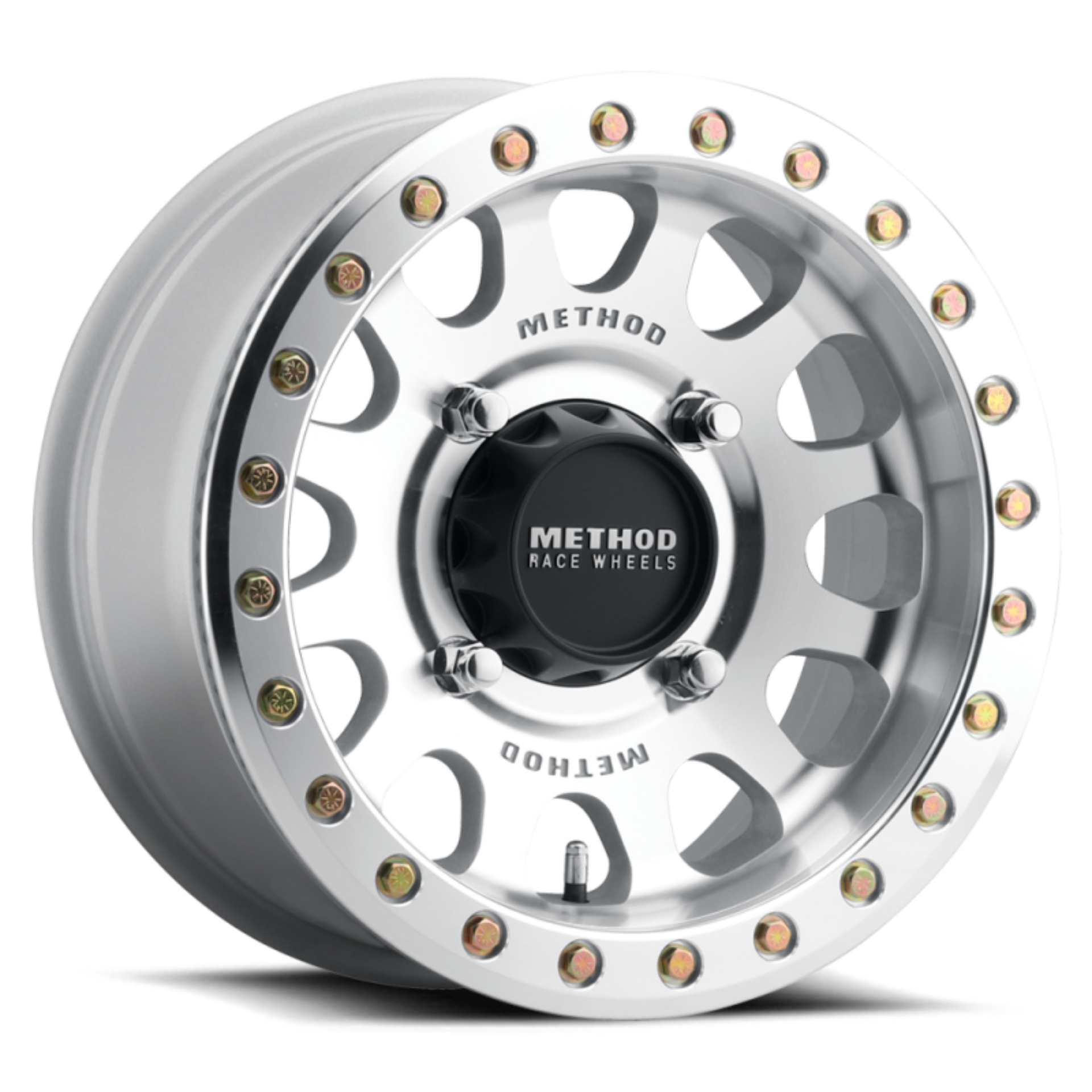 Picture of Method MR401 UTV Beadlock 15x7 +38mm Offset 6 x 139.7 BP 81.80mm CB Raw Machined Wheel w/ BH-H24100