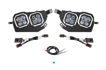 Picture of Diode Dynamics 14-23 Polaris RZR XP SS3 LED Headlight Kit - Sport White ABL