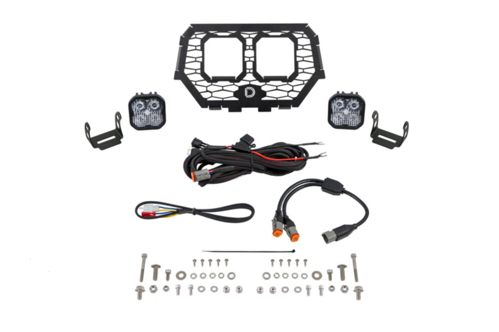 Picture of Diode Dynamics 2014-2018 Polaris RZR XP Stage Series LED Grille Kit - Pro White Combo
