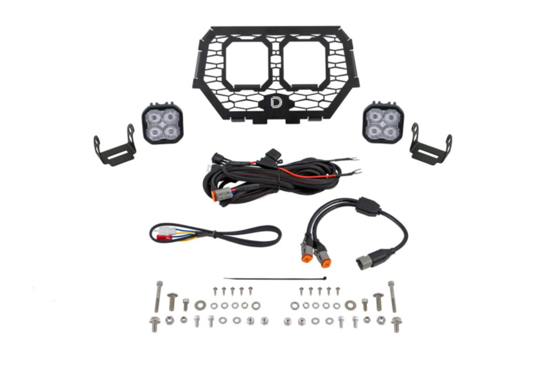 Picture of Diode Dynamics 2014-2018 Polaris RZR XP Stage Series LED Grille Kit - Pro White Fog