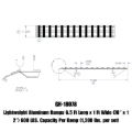 Picture of Gen-Y Lightweight 6.5ft Aluminum Loading Ramps 12in x 78in 600lb Capacity Per Ramp - Pair