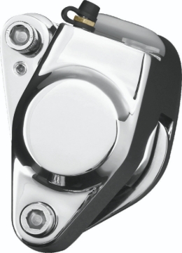 Picture of Bikers Choice 84-99 Big Twin Chrome Front 2 Piston Caliper Assembly W/Pads Replaces H-D 44046-84C