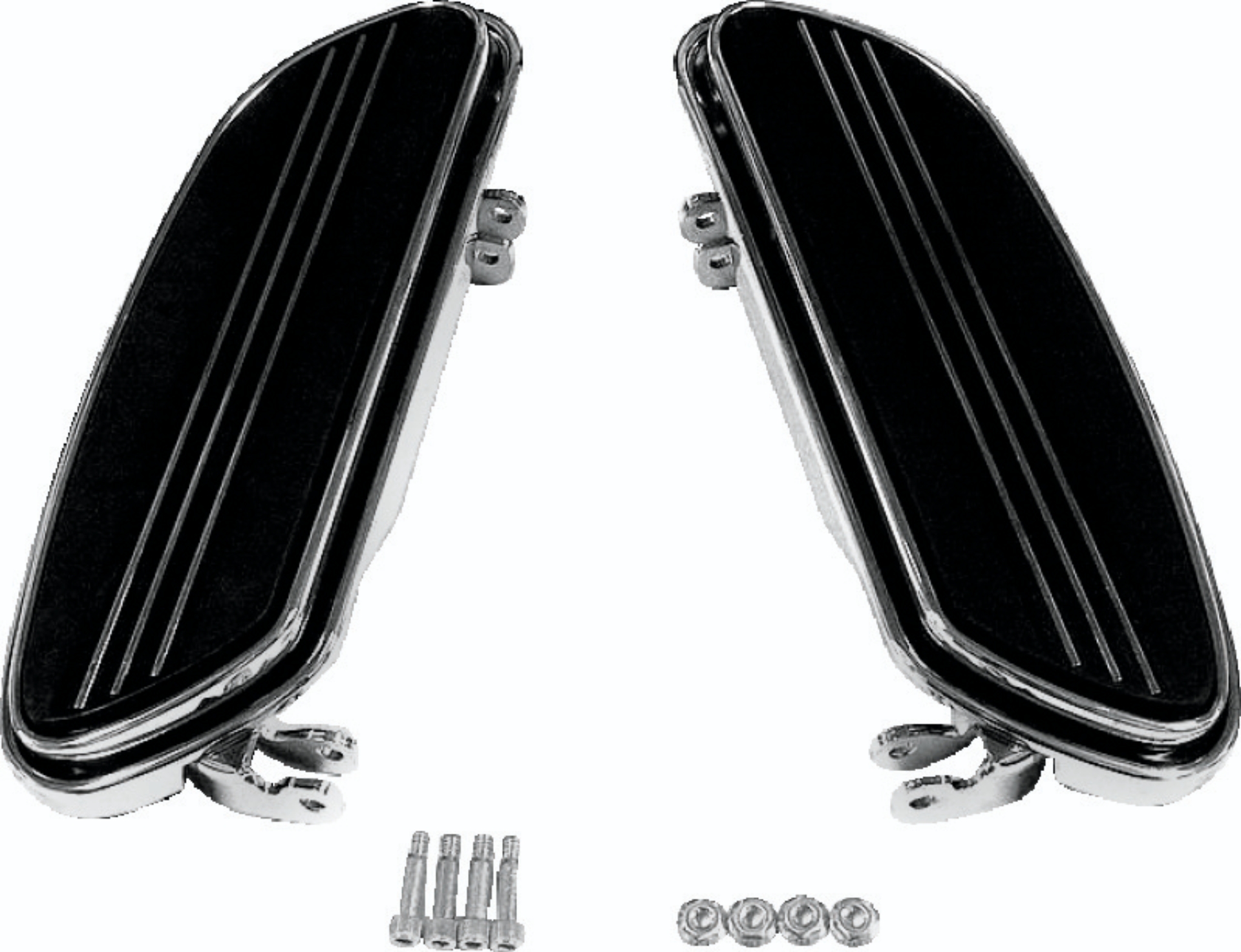 Picture of Bikers Choice 86-Up FLH FLT Chrome Extended Floorboard Kit
