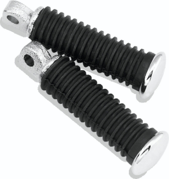 Picture of Bikers Choice Chrome Cap Rider Pegs Male Mount Style Replaces H-D 49117-77T