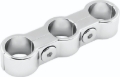 Picture of Bikers Choice Chrome Plain Oil Hose Separator For 3 Hoses