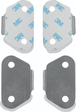 Picture of Bikers Choice 93-13 Touring Hard Bag Cover Wear Plates Pr