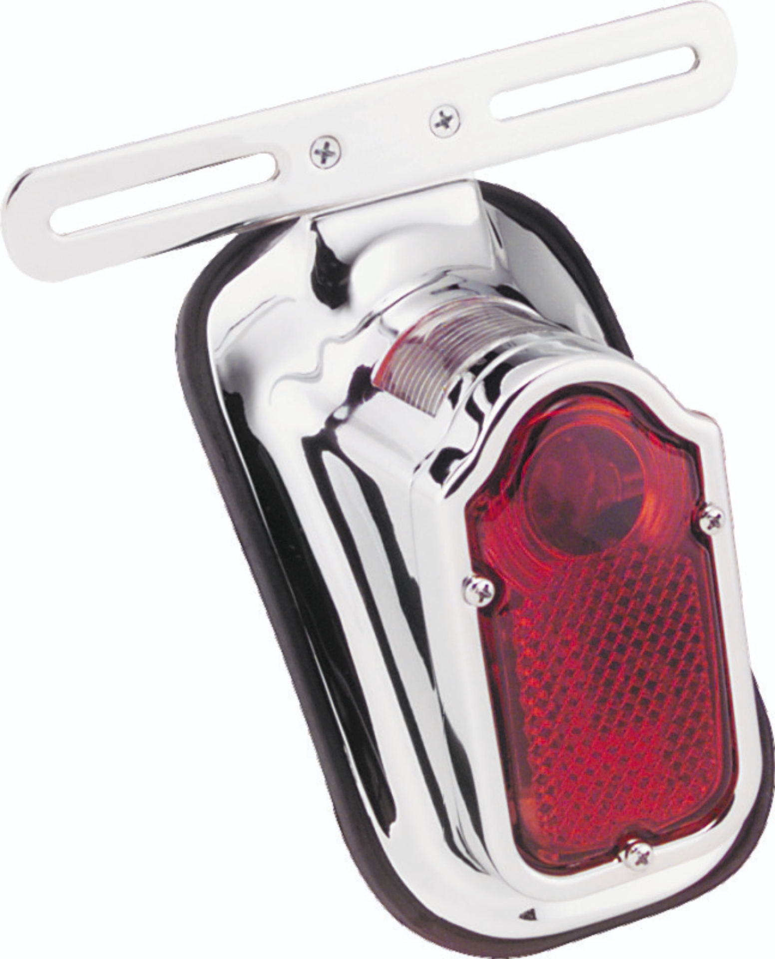Picture of Bikers Choice 40-54 Big Twin And Custom Use Chrome Tombstone Taillight 12V Replaces H-D 68003-47T