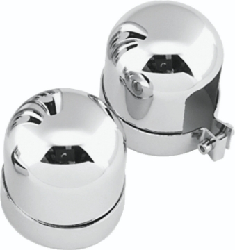 Picture of Bikers Choice 52-64 K XL 58-64 FL & Custom Chrome Shock Top Covers Replaces H-D 54707-84T