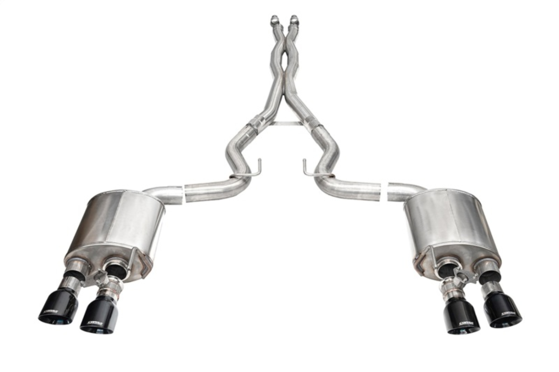 Picture of Corsa 24+ Ford Mustang Dark Horse 5.0L 3in Dual Rear Cat-Back w/Twin 4.5in Black PVD Slash Tips