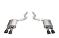Picture of Corsa 24+ Ford Mustang Dark Horse 5.0L 3in Dual Rear Axle-Back w/Twin 4.5in Black PVD Slash Tips