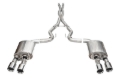 Picture of Corsa 24+ Ford Mustang Dark Horse 5.0L 3in Dual Rear Exit Cat-Back w/Twin 4.5in Polish Straight Tip