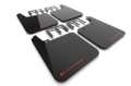 Picture of Rally Armor 19-25 GMC Sierra 1500 AT4 Black UR Mud Flap w/ Red Logo