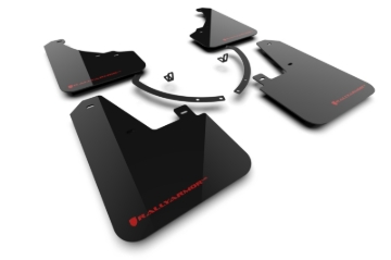 Picture of Rally Armor 24-26 Hyundai Santa Fe Black Mud Flap w/Red Logo