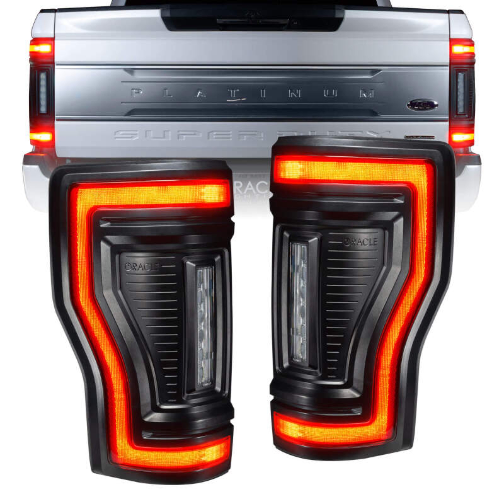 Picture of Oracle Lighting 17-22 Ford F-250/350 (Black Series) Flush Mount LED Tail Lights