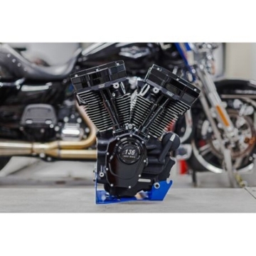 Picture of S&S Cycle 17-23 Oil-Cooled M8 Touring MK136 Black Edition Engine