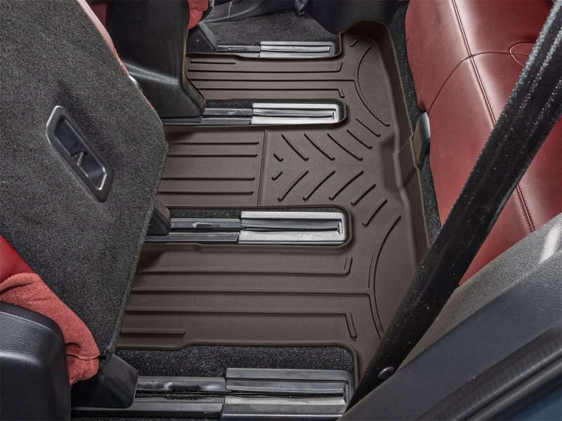 Picture of WeatherTech 20-23 Mazda CX-9 Rear FloorLiner HP - Cocoa
