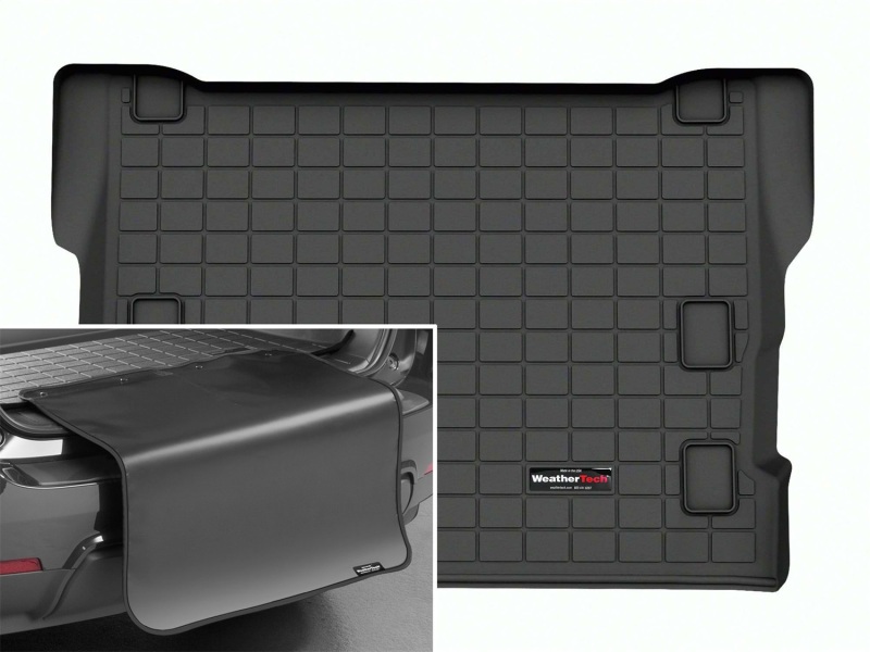 Picture of WeatherTech WT Cargo Liners-Black Floor Mats - 401722SK