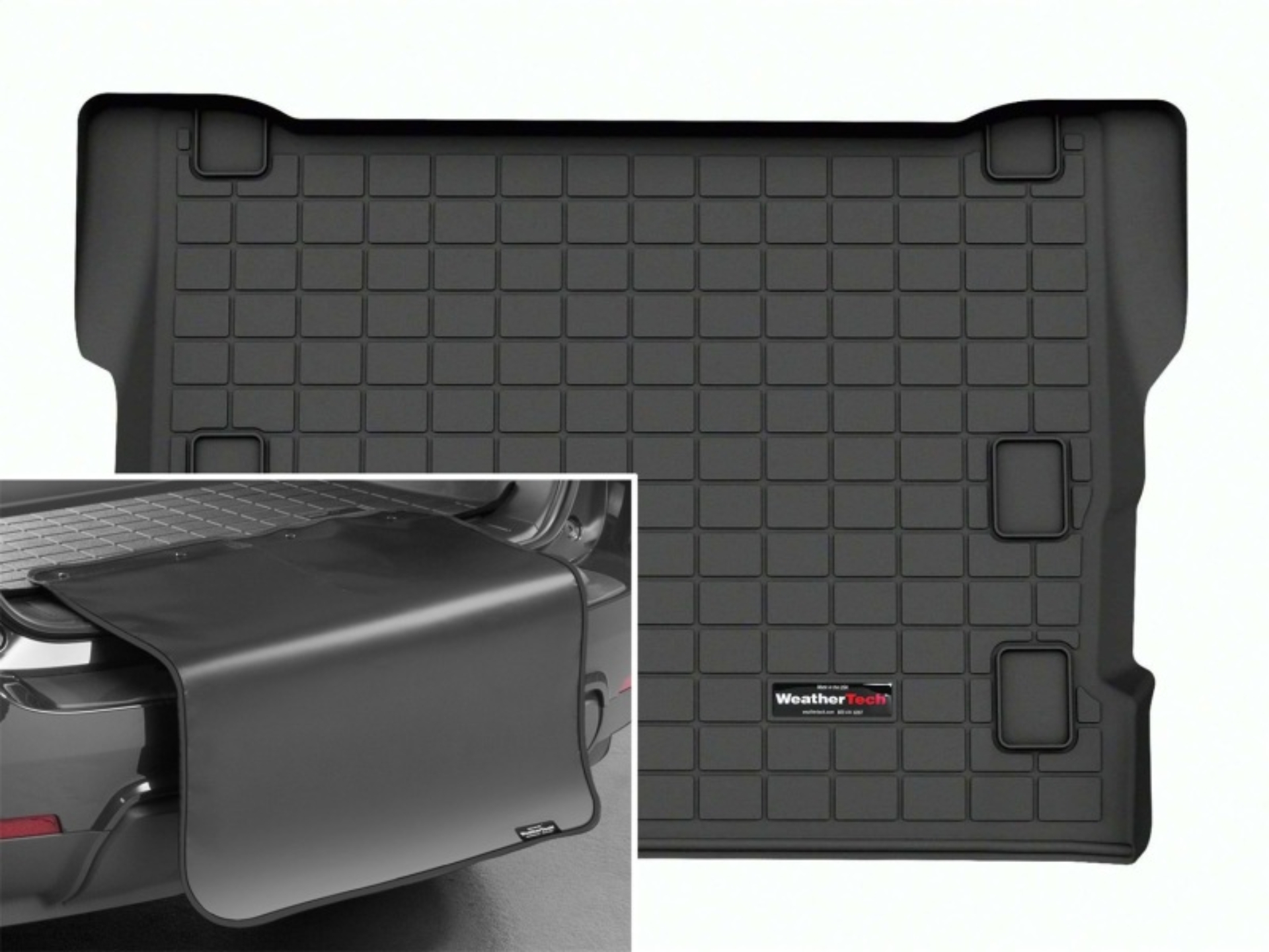 Picture of WeatherTech WT Cargo Liners-Black Floor Mats - 401722SK