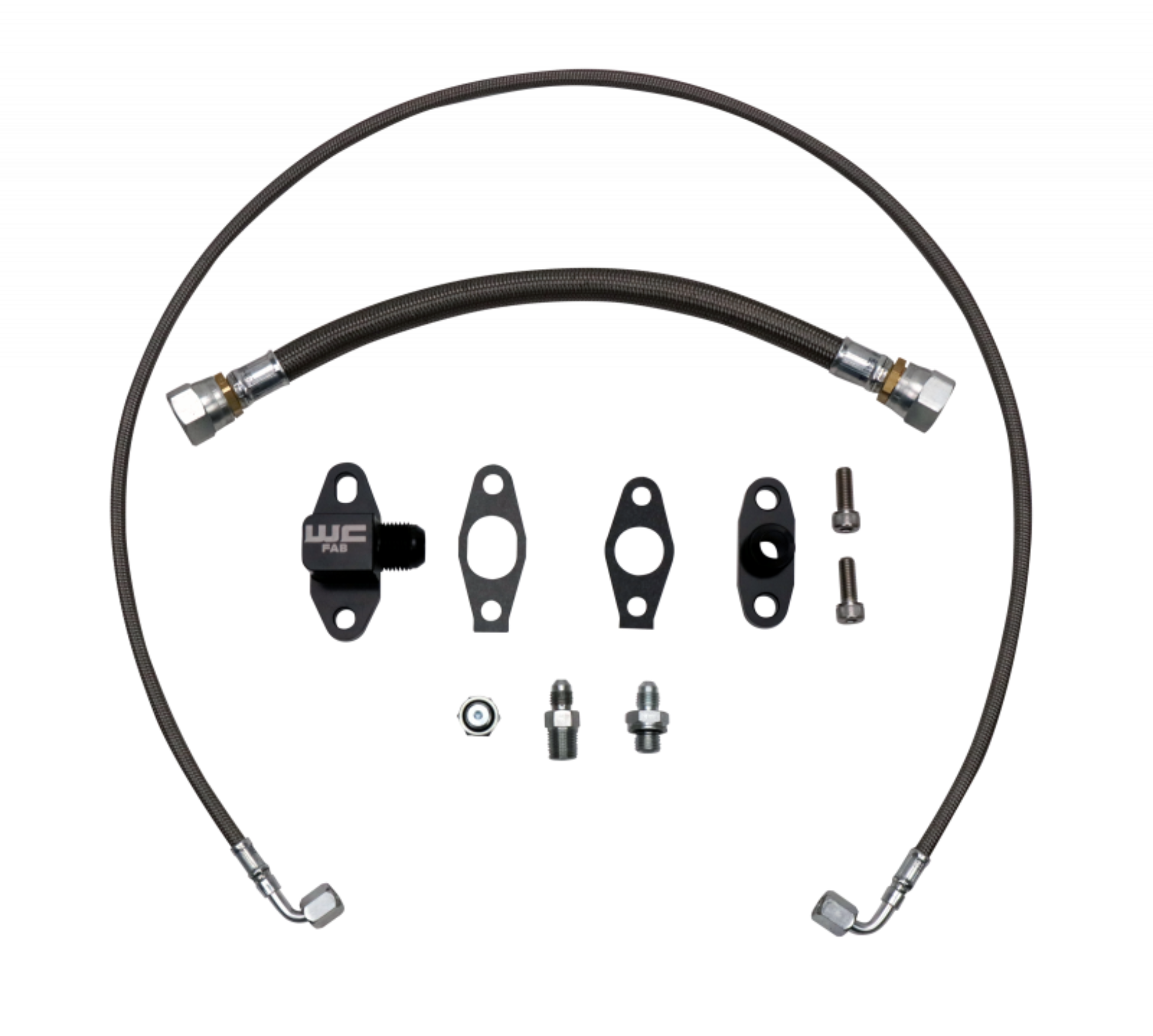 Picture of Wehrli LB7/LLY/LBZ/LMM/LML Duramax S400 Single Turbo Oil Line Kit