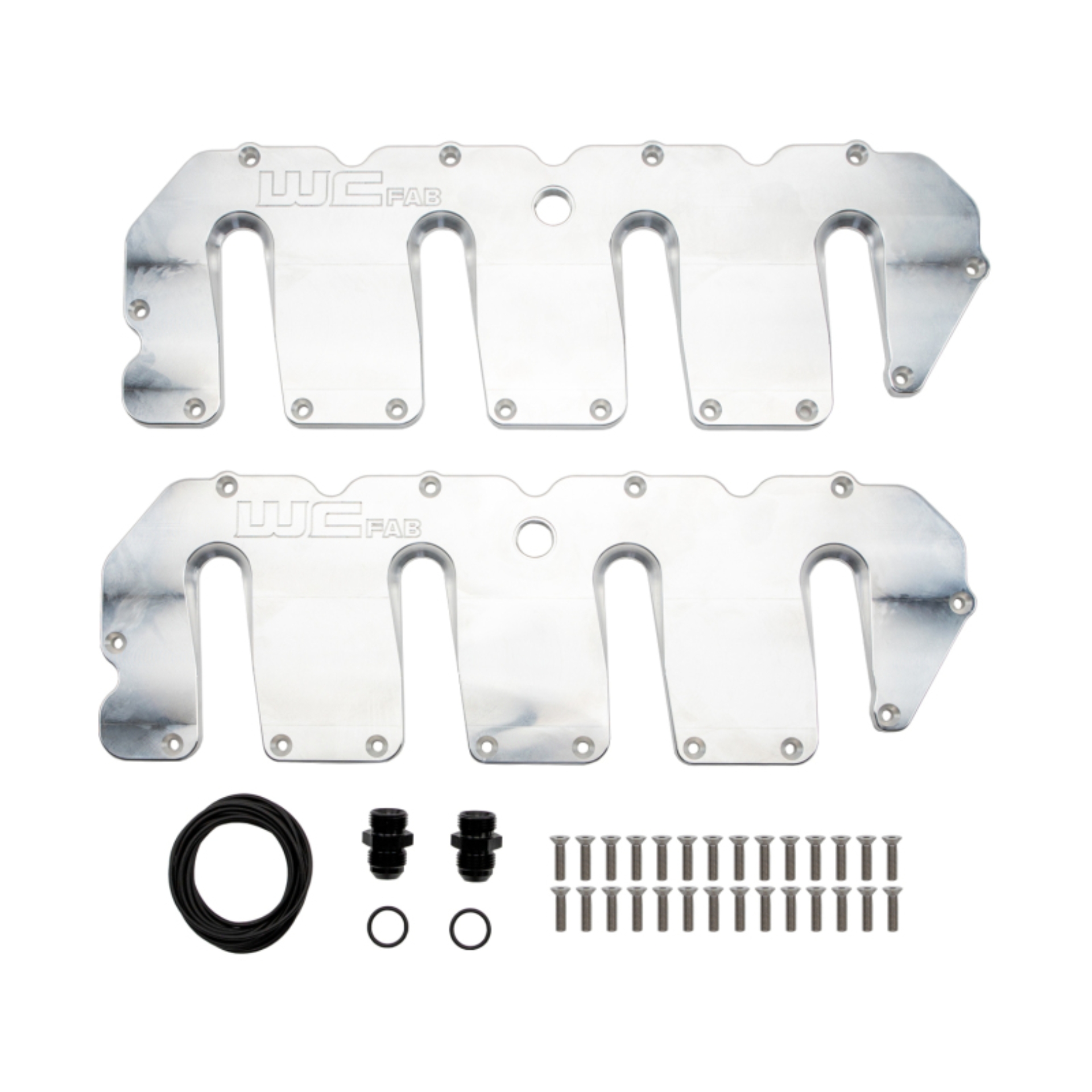 Picture of Wehrli 04.5-10 Duramax LLY/LBZ/LMM Billet Upper Valve Cover Set - Raw Aluminum