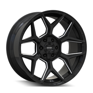 Picture of Mayhem Vanquish 8119 22x10 / 6x135/6x139.7 / -19mm Offset / 106.1mm Hub - Gloss Black Milled