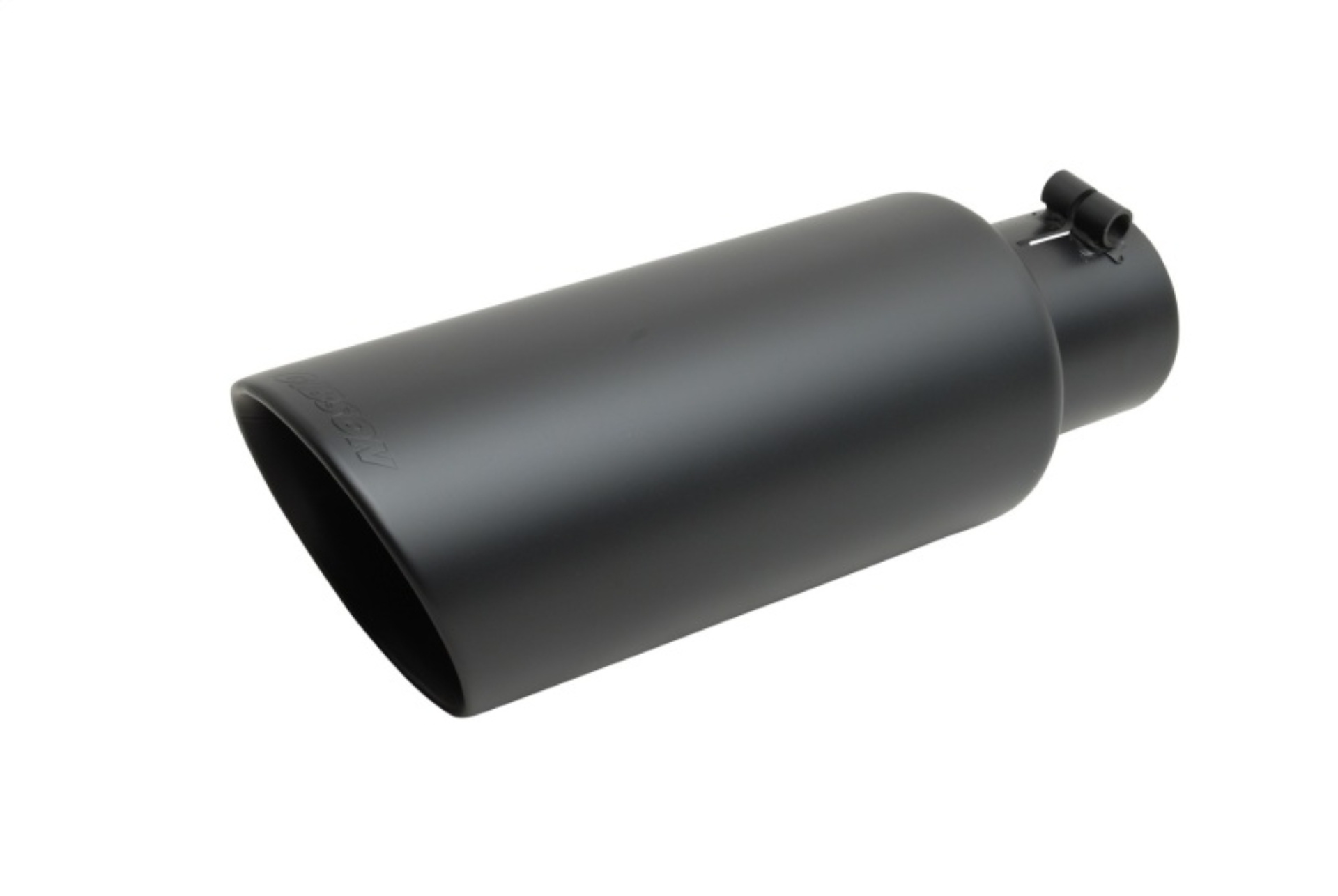 Picture of Gibson Black Ceramic Rolled Edge Angle Exhaust Tip