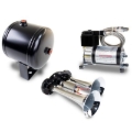 Picture of Kleinn Dual Chrome Horn Kit w/ 120 PSI Air Compressor / 0.5 gal Air Tank