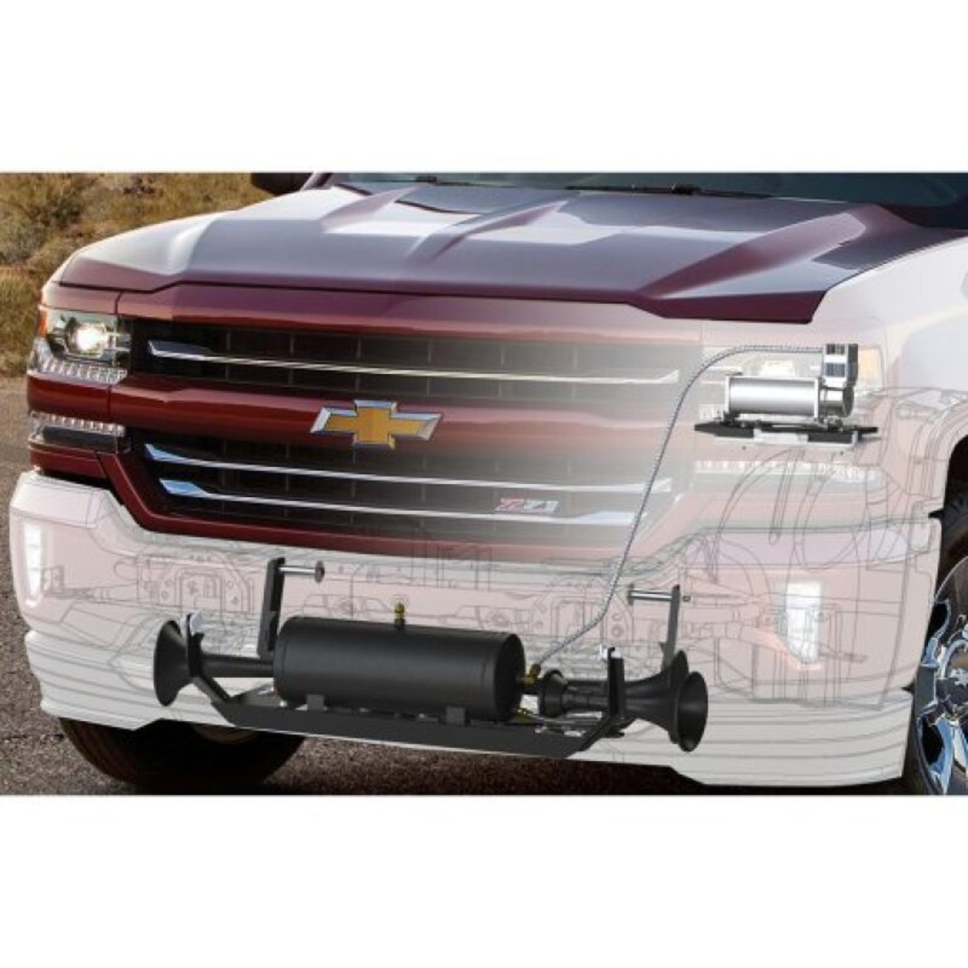 Picture of Kleinn 07-13 Chevrolet Silverado/ Sierra Onboard Air System